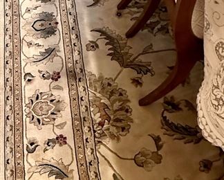 Umbria Ivory 7'10" x 10'6" Area Rug 100% Olefin