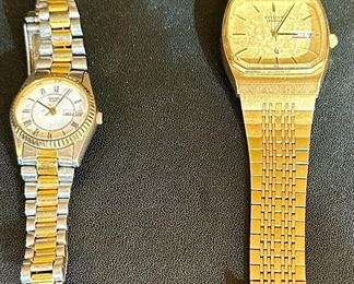 Seiko and Citizen Watches