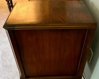 Antique Vanity with Mirror and Vanity Seat