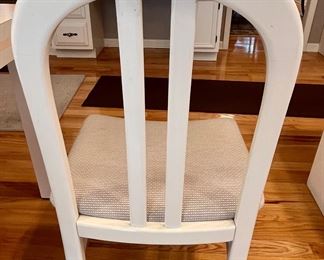 Retro Post Modern Laminate Dining Table and 6 Chairs.  This style is coming back in vogue...