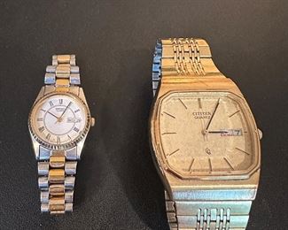 Seiko Ladies Watch and Men's Citizen Quartz Watch