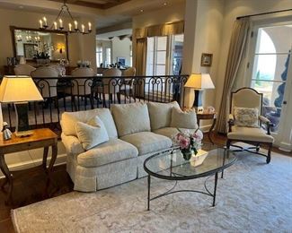 Fruit Side Tables! Pr. Asian Motif Table Lamps