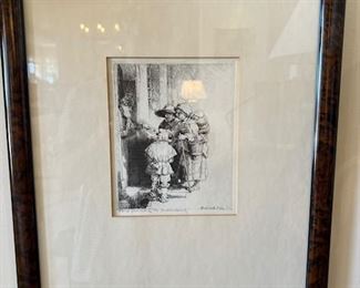 Rembrandt Strike Print