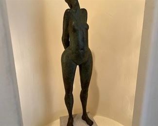 Bronze Sculpture by Ella Tulin, "Renya"