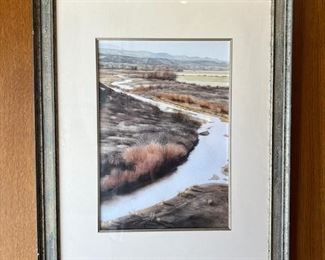 Watercolor "River" by Robert Highsmith