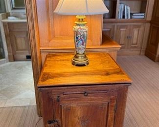 Antique Cabinet Side Table
