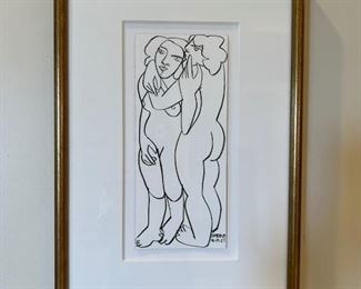 Figural "Nude" Print by Ameria
