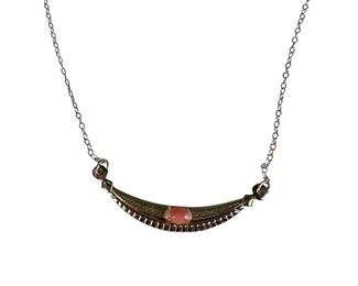 14kt Yellow Gold Coral Necklace