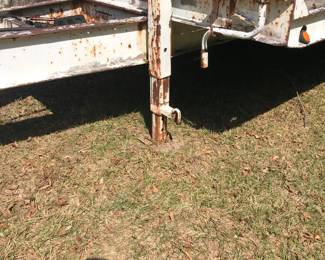 10 ton tag along tandem axle trailer