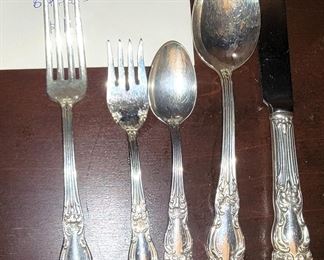 Reed and Barton Silver Plate, service for 10, Festivity
