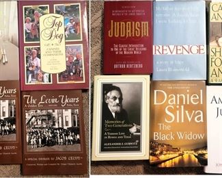 Author Signed Books: Carl Sagan, Daniel Silva, Ginger Jacobs