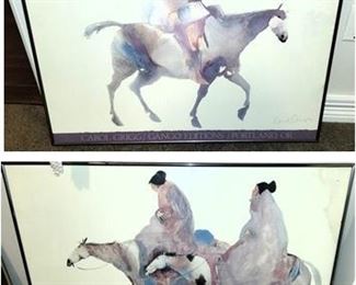 Framed, signed Southwestern prints