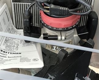 Craftsman Router and accessories