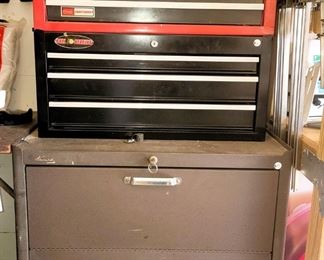Tool storage and organizing cabinets