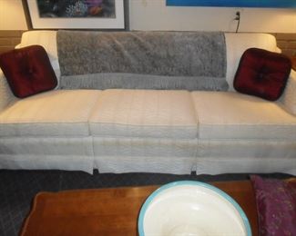Another cream color sofa