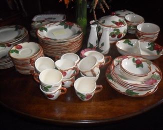 Franciscan Apple pattern with serving pieces