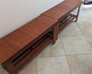 Teak tables