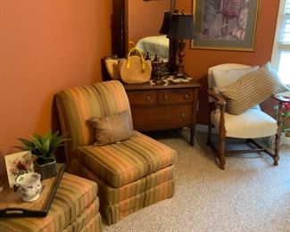 Chair on right chosen as a family piece.