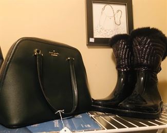 Kate spade and black boots