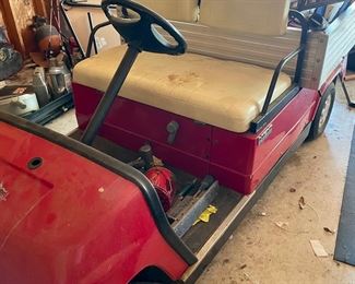 Yamaha utility cart with Hemi 5.7 engine.