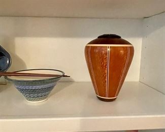 Beautiful segmented vase.