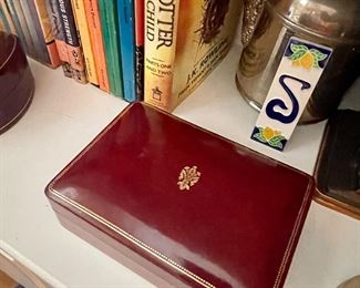 Vintage Italian leather box