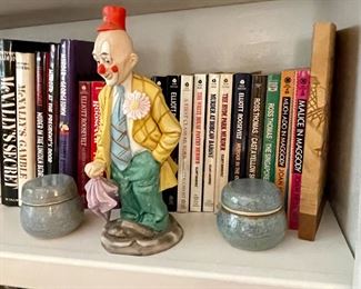 Vintage porcelain clown