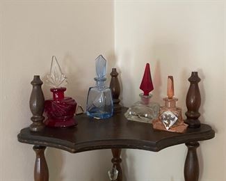 Beautiful collection of antique bottles, each sold seperately