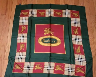 Silk Burberry Scarf