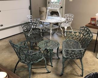 Metal patio sets