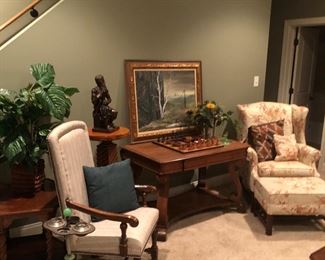 Check out the jadeite ashtray and stand