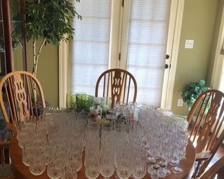 Lots and lots of mikasa glassware