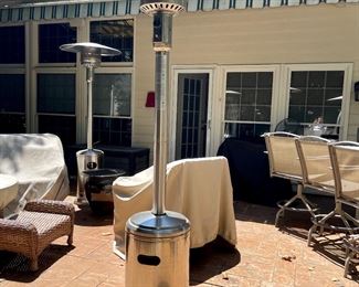 4 outdoor heaters.  2 nearly new.  2 with new igniters.