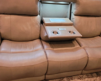 Power Reclining Sofa with Power Headrest, Lumbar & USB
