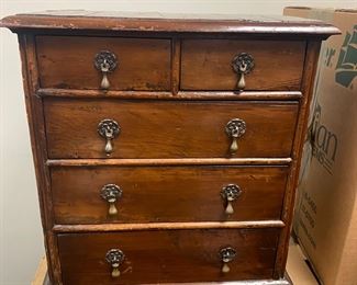 Diminutive chest of drawers - used as a side table