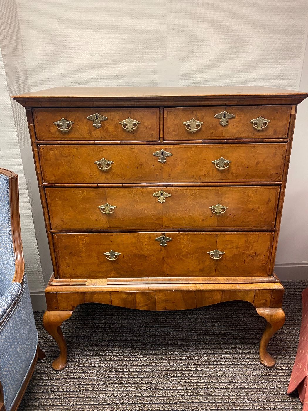 Antique chest on a stand