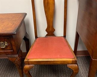 pair of Queen Anne side chairs