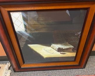 H.R. Lovell signed giclee 2/250 "By the Book"