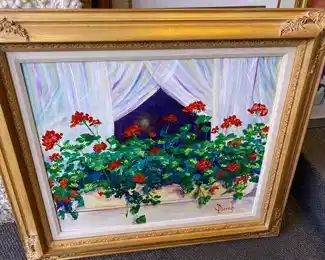 Sherri Parrish oil painting