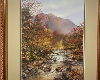 “Streams of Mercy”. G. Webb signed numbered print