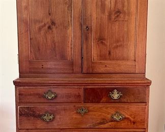 1880’s 2 piece cupboard 