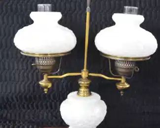 Fenton White Student Lamp