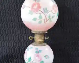 GWTW Style Lamp w/Pink Roses