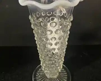 Fenton Opalascent Hobnail Vase