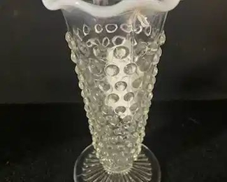 Fenton Opalascent Hobnail Vase