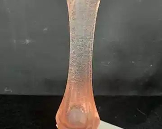 Pink Fenton Bud Vase