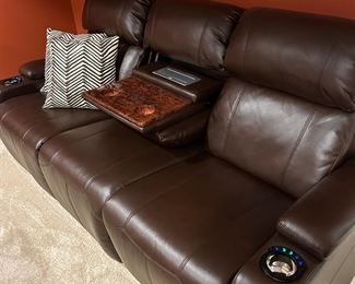 HOme Theaterr Leather Sofa