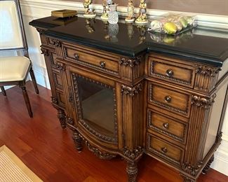 Marble Top Sideboard