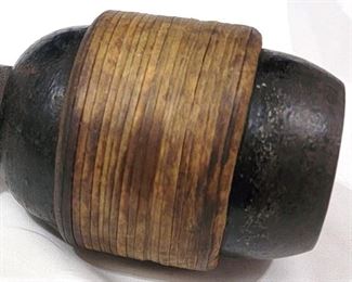 6 POUND STACKED LEATHER WORKING STAMPING MALLET HAMMER