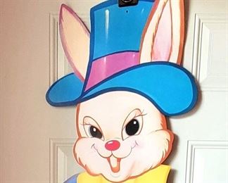 AMGLO CARDSTOCK JOINTED MR RABBIT EASTER DECORATION 48 INCHES